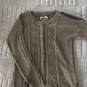 Super dry sweater with cutouts